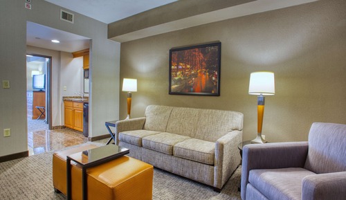 Suite, 1 King Bed, Refrigerator & Microwave (Upper Floor)