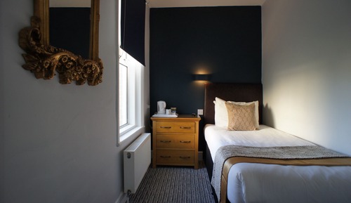 Basic Single Room, Private Bathroom (External)