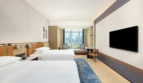 Superior Room, 2 Double Beds, City View