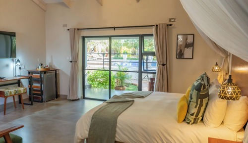 Deluxe Double or Twin Room, Balcony, Garden View