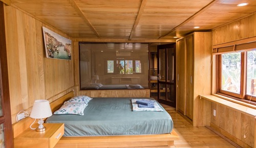 Double Room, 1 King Bed, Patio, Beach View