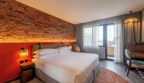 Standard Double Room, Balcony, Courtyard View
