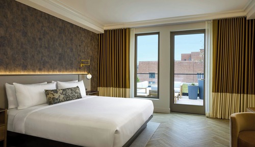 Standard Room, 1 King Bed, Non Smoking, Terrace (Mobility Accessible, Roll-in Shower)