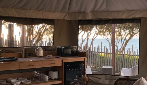 Deluxe Tent, 1 Queen Bed, Ocean View