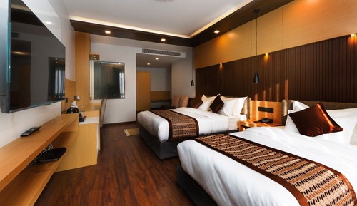 Family Double or Twin Room, City View