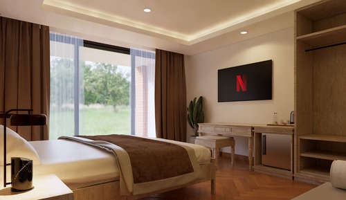 Deluxe Double or Twin Room, Garden Area