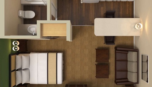Suite, 1 Queen Bed with Sofa bed, Non Smoking