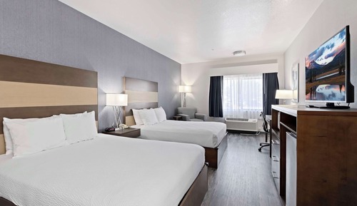 Standard Room, 2 Queen Beds, Accessible, Refrigerator & Microwave