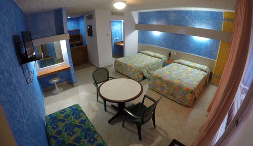 Standard Room, 2 Double Beds, Balcony