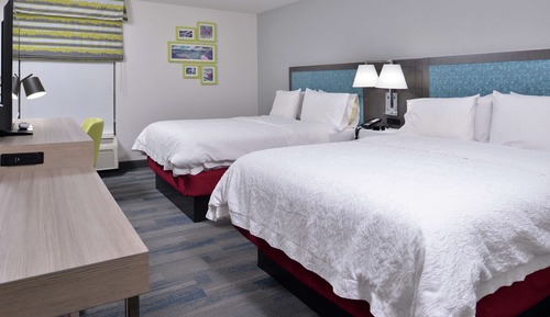 Two double beds non smoking