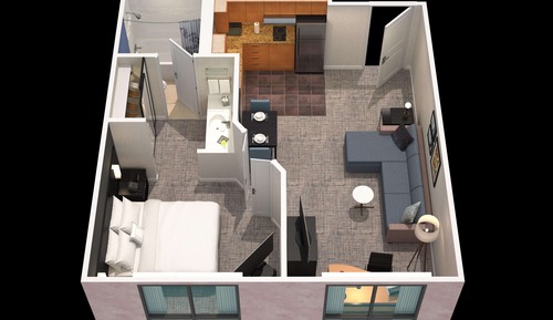 Superior Suite, 1 Queen Bed with Sofa bed (One Bedroom)
