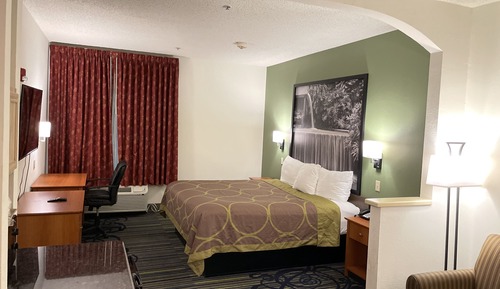 Studio Suite, 1 King Bed, Accessible, Non Smoking (Roll-In Shower)