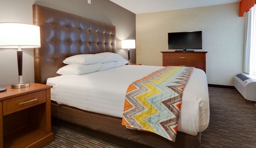 Suite, 1 King Bed with Sofa bed, Refrigerator & Microwave (2 Rooms, Upper Floor)