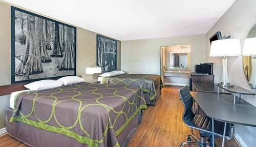 Standard Room, 2 Queen Beds, Non Smoking, Refrigerator & Microwave