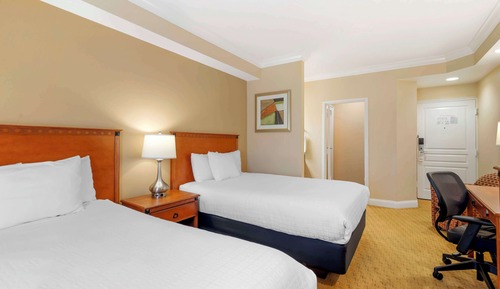 Standard Room, 2 Double Beds, Non Smoking, Refrigerator & Microwave (Shower Only)