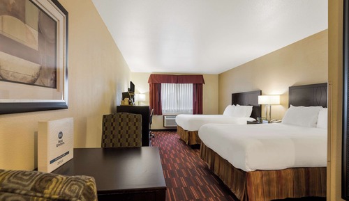 Standard Room, 2 Queen Beds, Refrigerator & Microwave