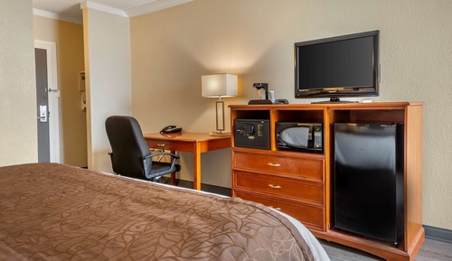 Standard Room, 1 King Bed, Non Smoking, Refrigerator & Microwave