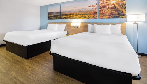 Double Room, 2 Double Beds, Non Smoking