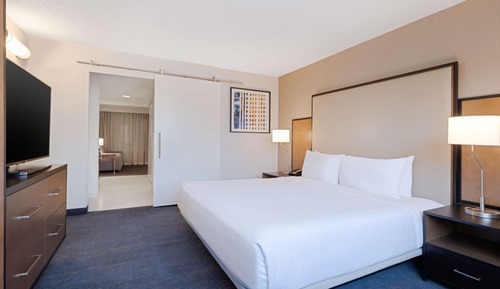 Suite, 1 King Bed, Accessible (Roll-In Shower)