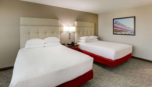Deluxe Room, 2 Queen Beds, Accessible, Refrigerator & Microwave (Hearing, Tub, Upper Floor)