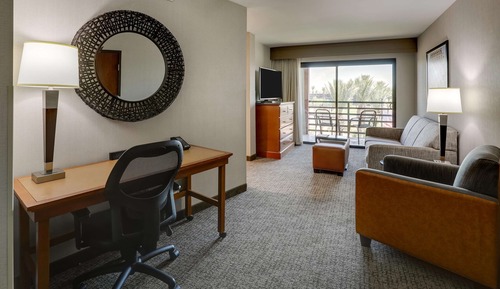 Suite, 1 King Bed with Sofa bed, Accessible (2 Rooms, Hearing, Roll in, Terrace)