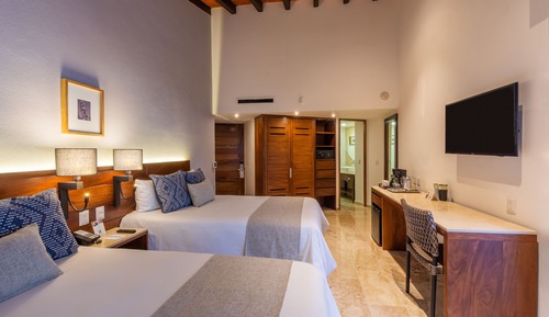 Deluxe Ocean View Two Double Beds