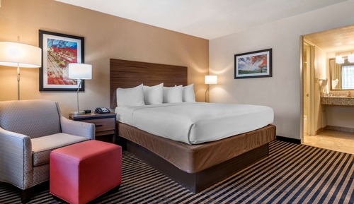 Standard Room, 1 King Bed, Non Smoking, Refrigerator & Microwave (Shower Only)