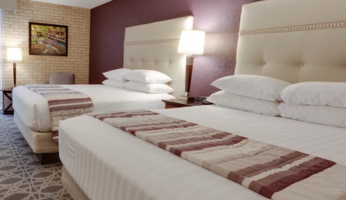 Deluxe Room, 2 Queen Beds, Refrigerator & Microwave (Upper Floor)