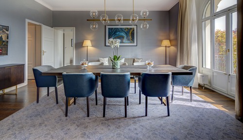 Presidential Suite, 1 King Bed, Kitchen, Lake View, Spacious living & dining area