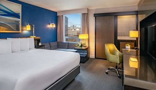 Room, 1 King Bed, Accessible, City View (Hearing, Bathtub)