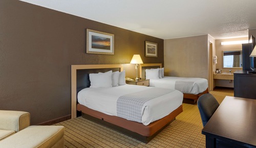 Standard Room, 2 Double Beds, Non Smoking, Refrigerator & Microwave