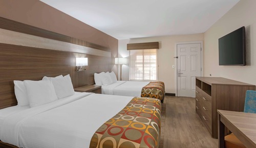Standard Room, 2 Queen Beds, Non Smoking, Refrigerator & Microwave