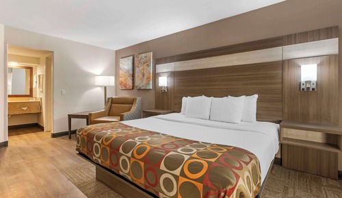 Suite, 1 King Bed, Non Smoking, Refrigerator & Microwave (Separate Living Room;with Sofabed)