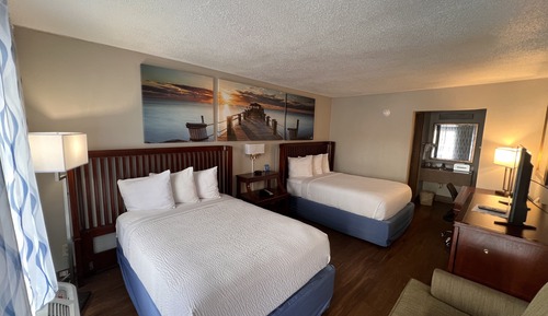 Double Room, 2 Double Beds, Non Smoking