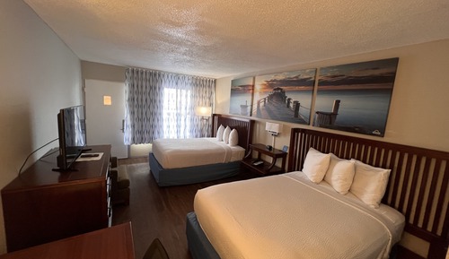 Double Room, 2 Double Beds, Smoking