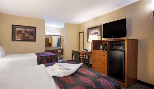 Standard Room, 2 Queen Beds, Non Smoking, Refrigerator & Microwave
