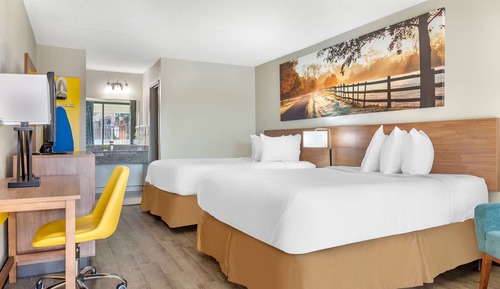 Room, 2 Double Beds, Smoking
