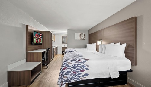 Deluxe Room, 2 Double Beds, Non Smoking, Kitchenette