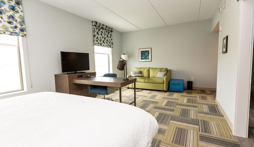 Studio, 1 King Bed, Accessible, Non Smoking (Hearing)