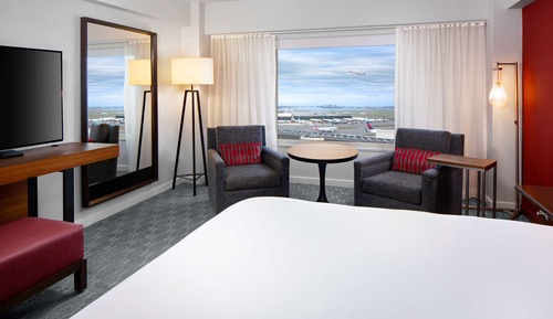 Room, 1 King Bed (High Floor & Aviation View)