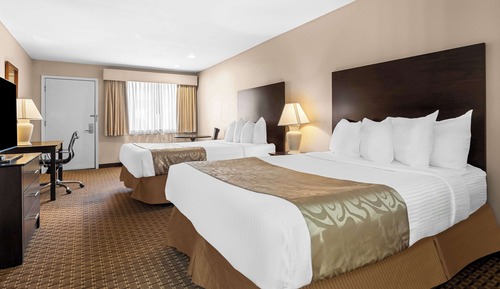 Standard Room, 2 Queen Beds, Non Smoking, Refrigerator & Microwave