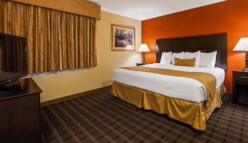 Standard Room, 1 King Bed, Non Smoking, Refrigerator & Microwave