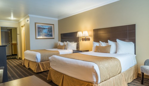 Standard Room, 2 Queen Beds, Non Smoking, Refrigerator & Microwave