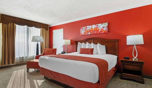 Suite, 1 King Bed, Accessible, Refrigerator & Microwave (Walk-in Shower;with Sofabed)