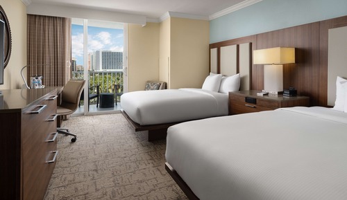Room, 2 Double Beds, Accessible (Roll-In Shower)