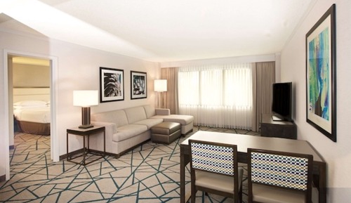 Suite, 2 Double Beds, Accessible