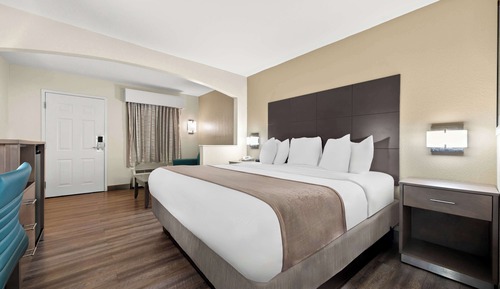 Standard Room, 1 King Bed, Smoking, Refrigerator & Microwave (with Single Sofabed)