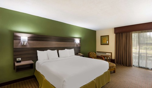 Standard Room, 1 King Bed, Patio, Courtyard View