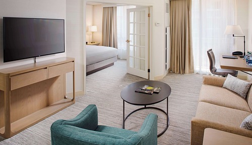 Suite, 1 King Bed with Sofa bed, Accessible, Bathtub