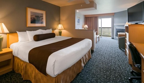 1 King Bed, Full Ocean View (Non-Pet Room)